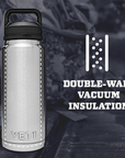 Yeti Rambler 26 OZ Bottle With Chug Cap (Navy) double wall