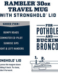 Yeti Rambler 30 Oz (887 Ml) Travel Mug (Seafoam)
info lid
