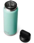 Yeti Rambler 36 OZ Bottle With Chug Cap cap off