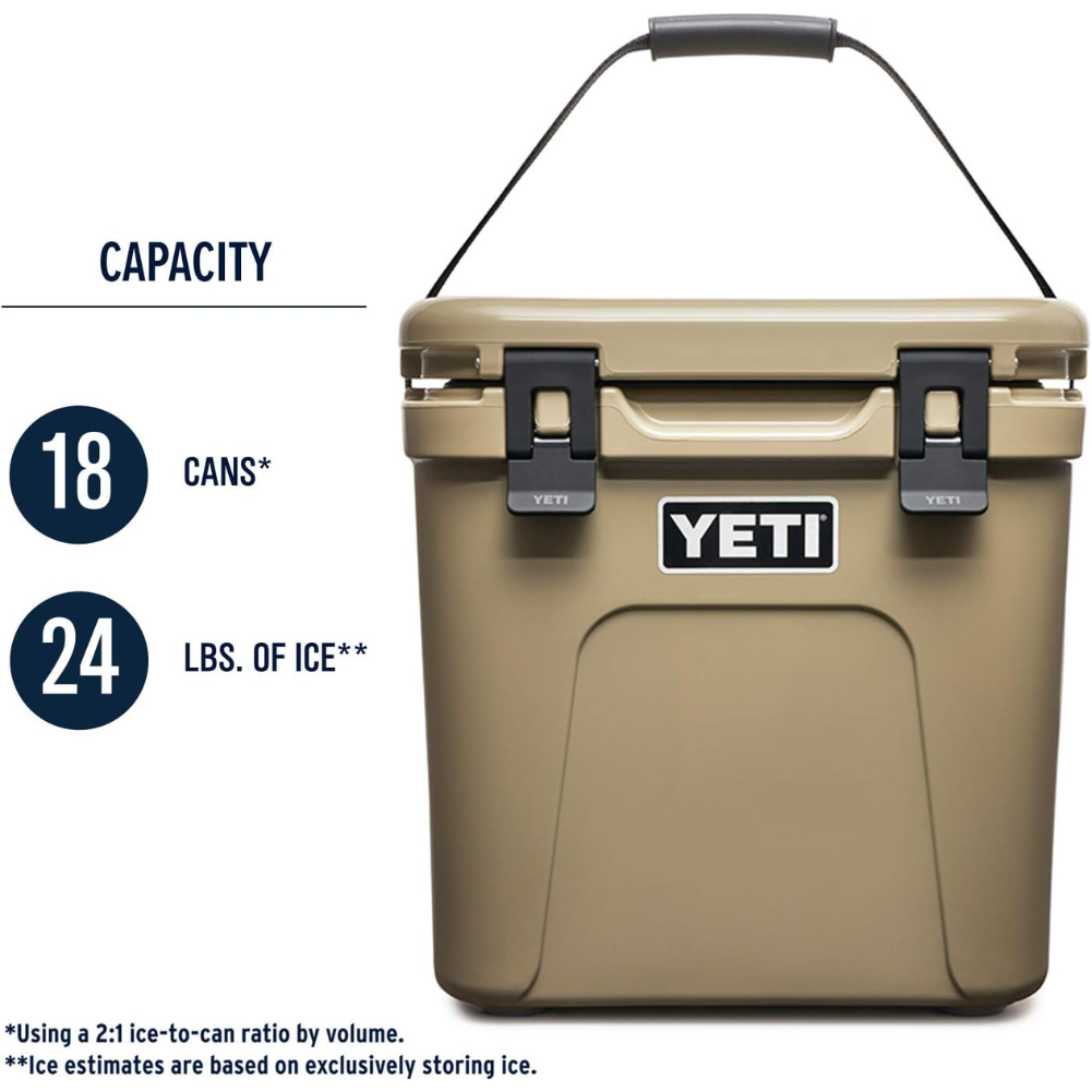 Yeti Roadie 24 Cool Box handle up