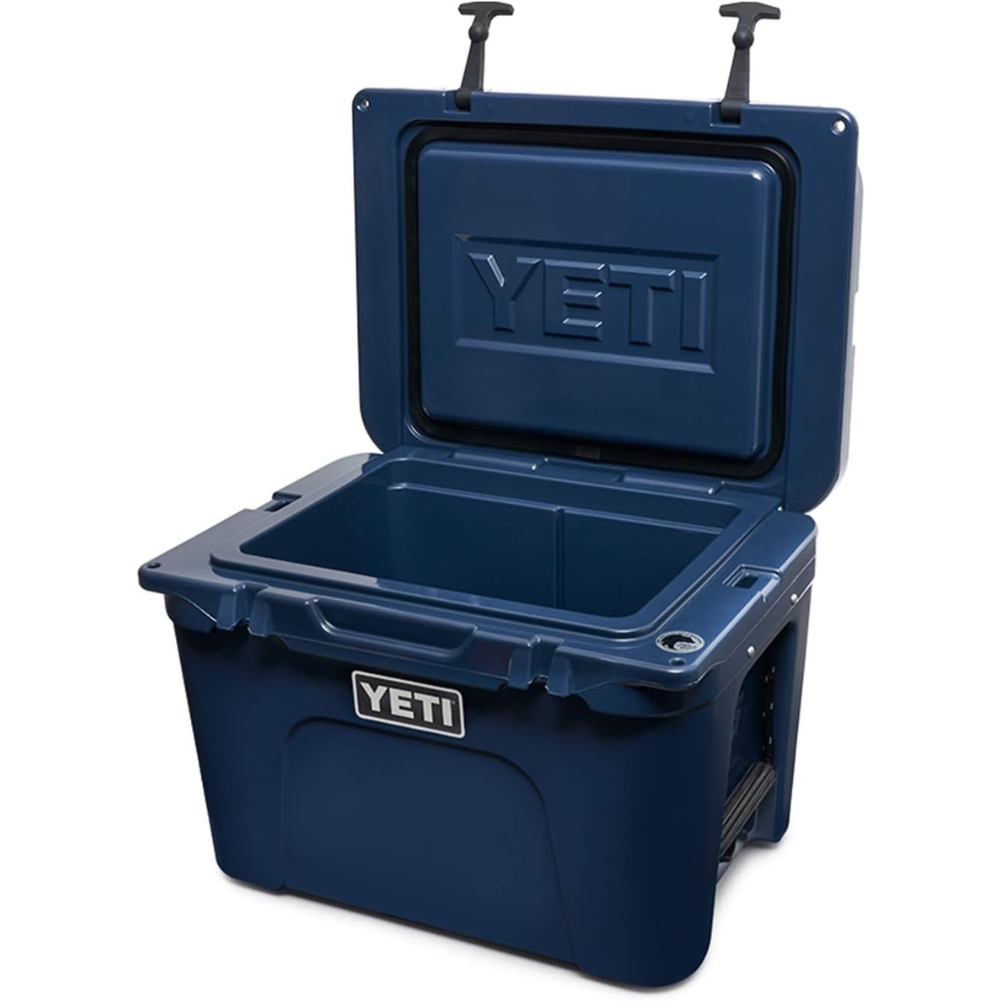 Yeti Tundra 35 Cool Box (Navy) open