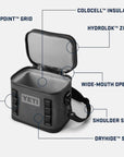 Yeti Hopper Flip 8 Soft Cooler (Charcoal) info