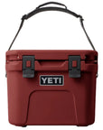 Yeti Roadie 15 Cool Box (Stag Red) Handle Up