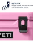 Yeti Roadie 24 Cool Box (Bimini Pink) latch
