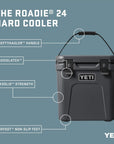 Yeti Roadie 24 Cool Box (Rescue Red) more info