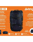 Vango Cargo 120L Travel Bag (Moonlight Ocean) info