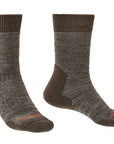 Bridgedale Men's Explorer Heavyweight Merino Comfort Socks - Chestnut