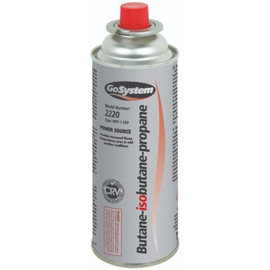 GoSystem 227GM Bayonet Butane Cartridge - Single Gas Cartridge