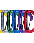 Black Diamond Litewire Rackpack - Pack of 6 Carabiners - the colour range
