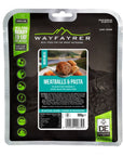 Wayfayrer Meatballs & Pasta - Outdoor Camping Ready to Eat Meal Pouch