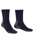 Bridgedale Men's Hike Lightweight Merino Performance Socks - Navy/Grey