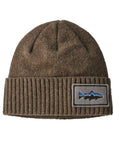 Patagonia Brodeo Beanie (Fitz Roy Trout Patch/Ash Tan)