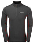Montane Men's Dart Zip Neck T-Shirt(Slate)