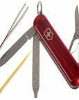 Victorinox Classic SD Transparent Red - Swiss Army Pocket Knife