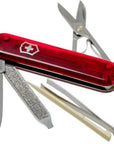 Victorinox Classic SD Transparent Red - Swiss Army Pocket Knife