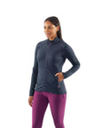 Montane Women's Protium Jacket (Charcoal) hsnd in pocket