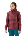 Rab Women's Microlight Alpine Recycled Down Jacket (Deep Heather)