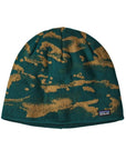 Patagonia Beanie Hat (Ocean Camo Knit/Dark Borealis Green)