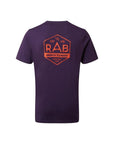 Rab Men's Stance Hex Tee (Purple Quartz)