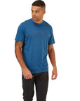 Rab Men's Stance Sketch Organic Cotton Tee (Denim) Rab Men's Stance Sketch Organic Cotton TeeModel walking
