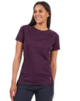 Montane Women's Dart T-Shirt (Saskatoon Berry) model