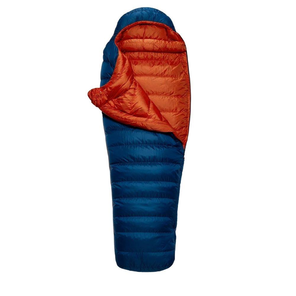 Rab Ascent 700 Down Sleeping Bag - Regular Left Zip (Ink) open