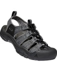 Keen Men's Newport H2 Sandals (Black/Steel Grey)