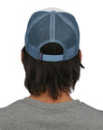 Patagonia P-6 Logo Trucker Hat (White/Light Plume Grey)
