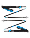 Distance Carbon FLZ Trekking/Running Poles (120-140cm)