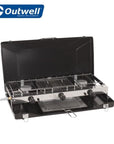 Outwell Appetizer Trio Double Burner Gas Stove With Grill