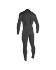 O'Neill Epic Mens 4/3mm Back Zip Wetsuit (Black/Gunmetal/Dayglo)