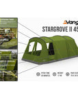 Vango Stargrove 11 450 Poled Tent - 4 Man Tent (2022)
