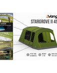 Vango Stargrove 11 450 Poled Tent - 4 Man Tent (2022)