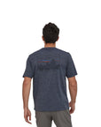Patagonia Men's Capilene Cool Daily Graphic Shirt (Smolder Blue)