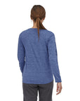 Patagonia Women's Long-Sleeved Capilene Cool Daily Graphic Shirt (Current Blue X-Dye )