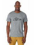 Rab Men's Mantle Mountain Tee (Beluga) model