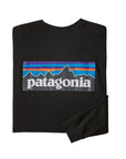 Patagonia Men’s Long-Sleeved P-6 Logo Responsibili-Tee (Black)