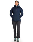 Rab Women's Valiance Waterproof Down Jacket (Deep Ink)