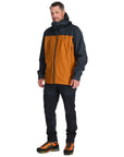 Rab Men's Arc Eco Waterproof Jacket (Beluga/Marmalade)
