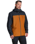 Rab Men's Arc Eco Waterproof Jacket (Beluga/Marmalade)