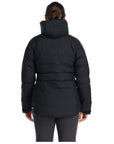 Rab Women's Valiance Waterproof Down Jacket (Black/Aquamarine) 5