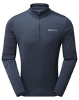 Montane Men's Dart Zip Neck T-Shirt (Eclipse Blue) main