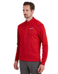 Montane Protium Fleece Pull-On Jacket (Adrenaline Red)