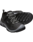 Keen Men's Circadia Waterproof Shoe (Black/Steel Grey) angles