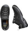Keen Men's Circadia Waterproof Shoe (Black/Steel Grey) top side