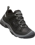 Keen Men's Circadia Waterproof Shoe (Black/Steel Grey) heel up
