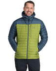 Rab Men's Microlight Alpine Down Jacket (Orion Blue/Aspen Green)