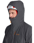 Rab Men’s Vapour-Rise Summit Jacket (Graphene/Marmalade)