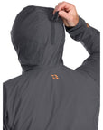 Rab Men’s Vapour-Rise Summit Jacket (Graphene/Marmalade)