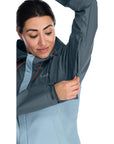 Rab Women's Downpour Eco Waterproof Jacket (Orion Blue/Citadel) arm pit